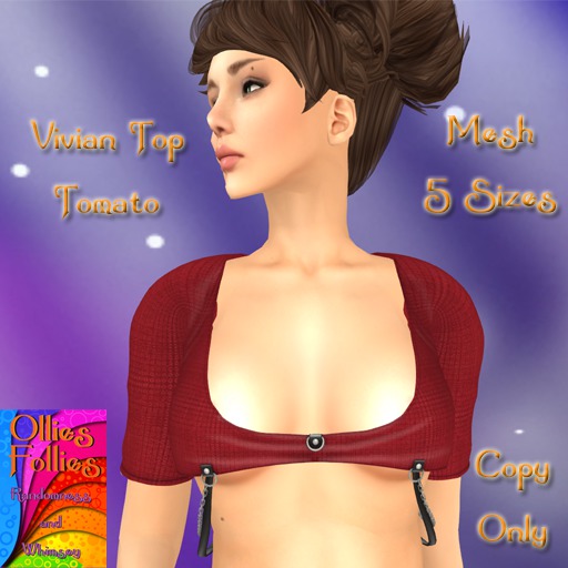 Vivian Top Aqua ~OF~