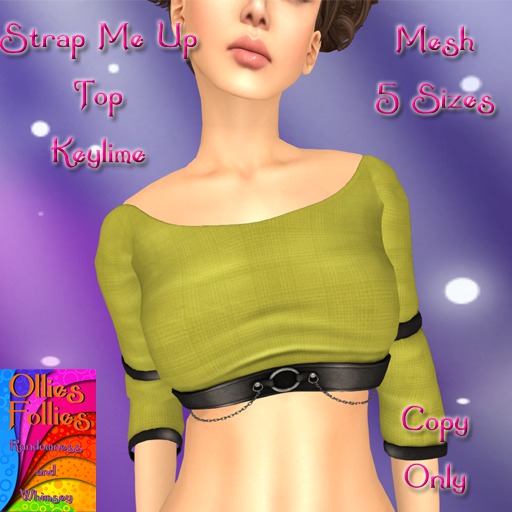 Strap Me Up Top Aqua ~OF~