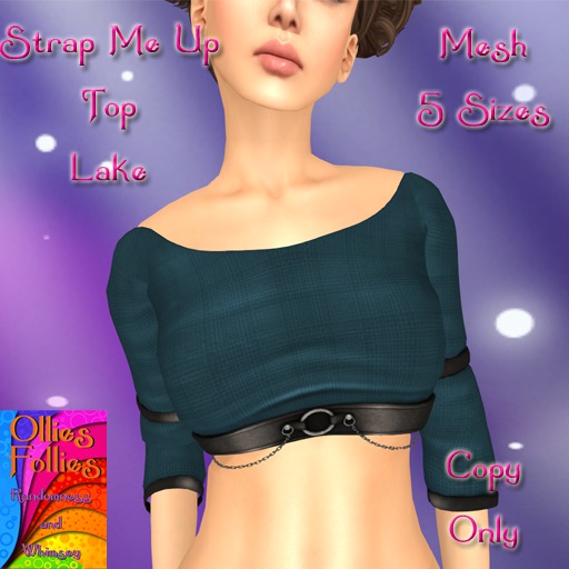 Strap Me Up Top Aqua ~OF~