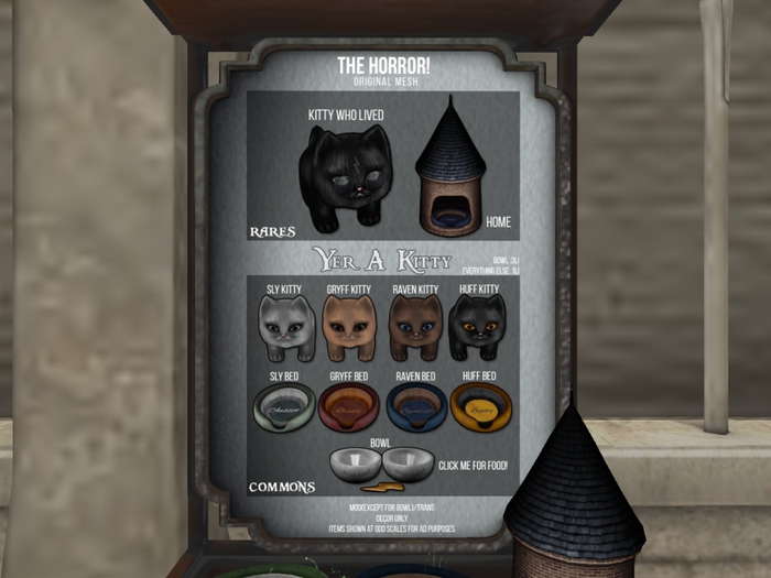 The Horror!~ Yer a Kitty -Bed- Huff