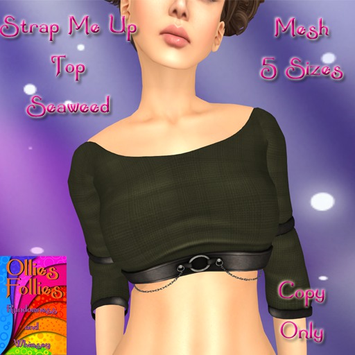 Strap Me Up Top Aqua ~OF~