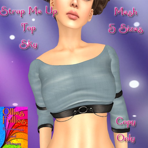 Strap Me Up Top Aqua ~OF~