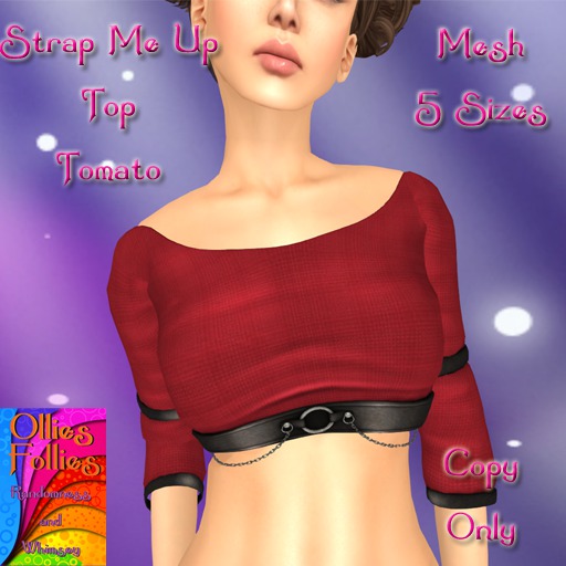 Strap Me Up Top Aqua ~OF~