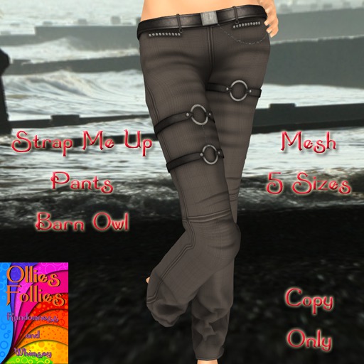 Strap Me Up Pants Aqua ~OF~