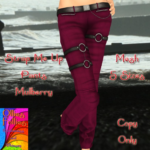 Strap Me Up Pants Mulberry ~OF~