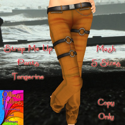 Strap Me Up Pants Aqua ~OF~