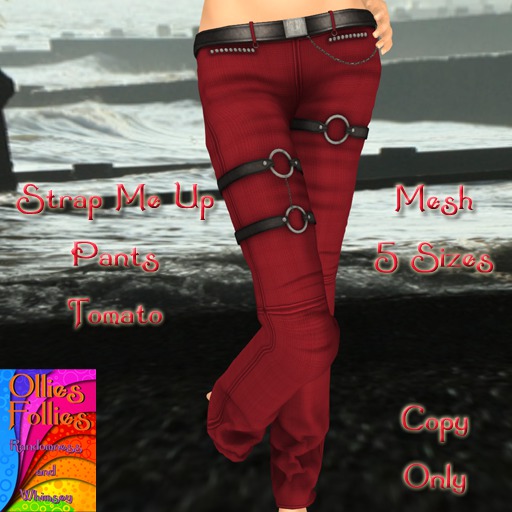 Strap Me Up Pants Aqua ~OF~