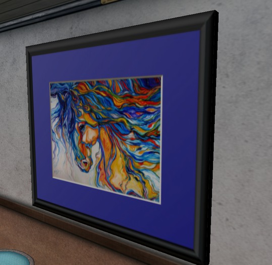 Framed Artwork - Modern Equine Painting
