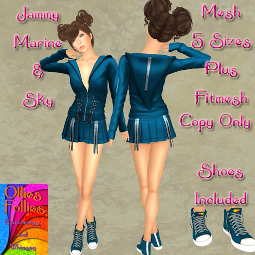 Jammy Aqua Tangerine ~OF~