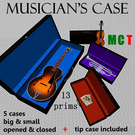 MUSICIANS CASE - boxed