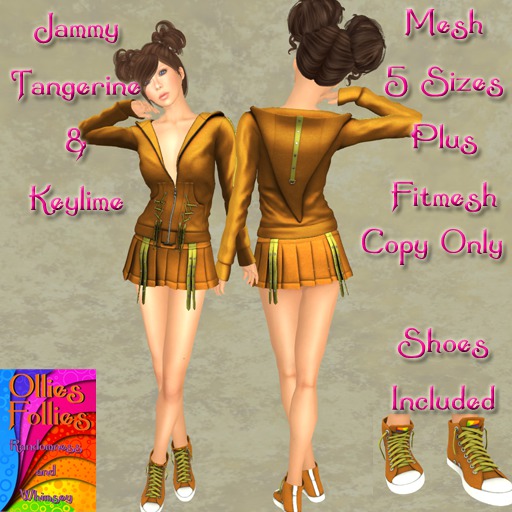 Jammy Aqua Tangerine ~OF~