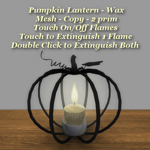 Pumpkin Lantern - Wax