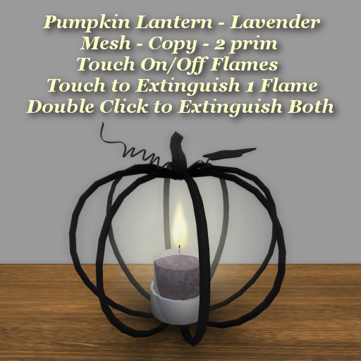 Pumpkin Lantern - Lavender