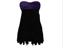 Alex Dress Purple and Black