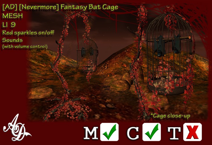 [AD] [Nevermore] Fantasy Raven Cage (BOXED)