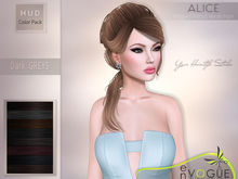 enVOGUE - HAIR Alice - Dark Greys