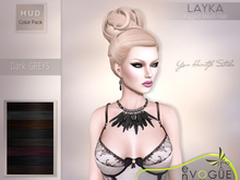 enVOGUE - HAIR Layka - Dark Greys