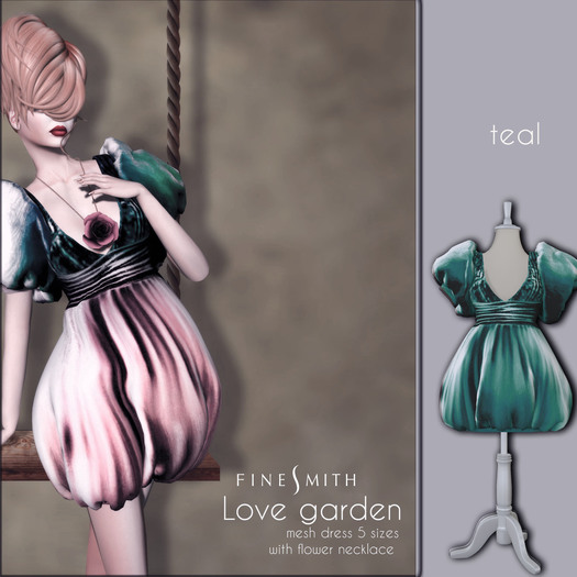 FINESMITH gardenlove (teal)