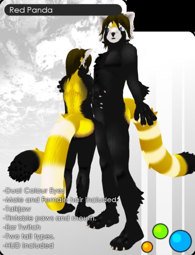 [Avatar Planet] - Red Panda - Yellow