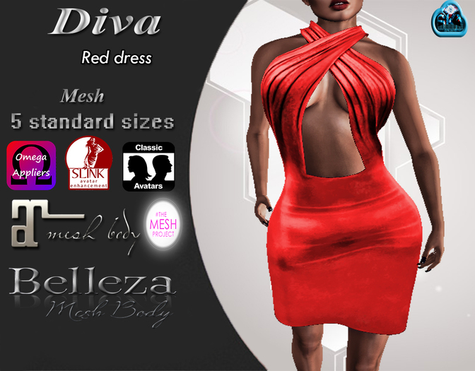 ::::Diva Dress:::: Red