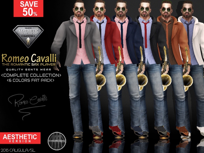 CA AESTHETIC SAVE 50% ROMEO CAVALLI COMPLETE COLLECTION