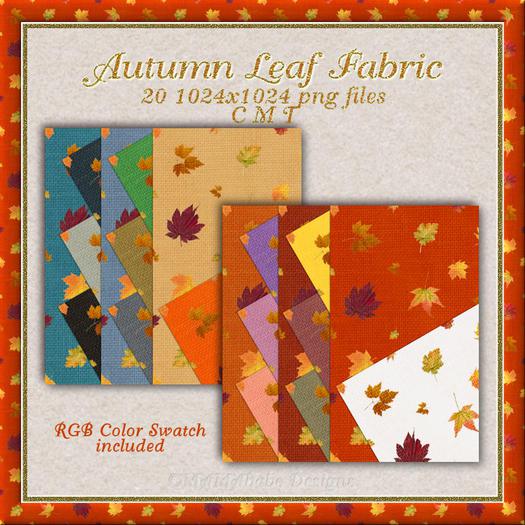 Autumn Leaf Fabric x