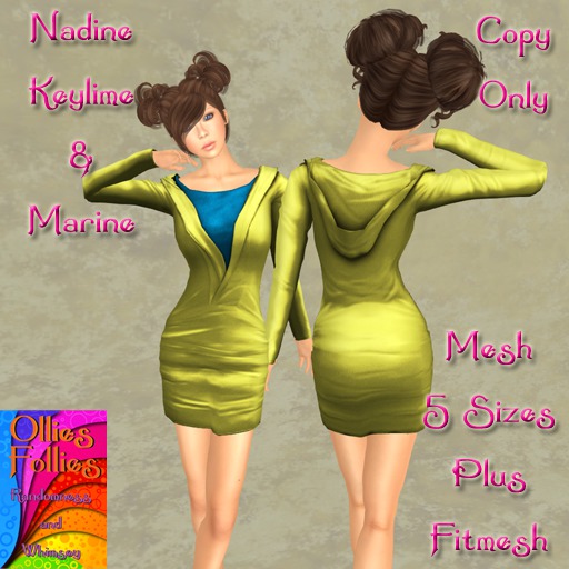 Nadine Aqua Tangerine ~OF~
