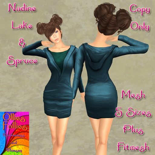 Nadine Aqua Tangerine ~OF~