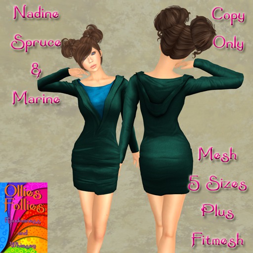 Nadine Aqua Tangerine ~OF~