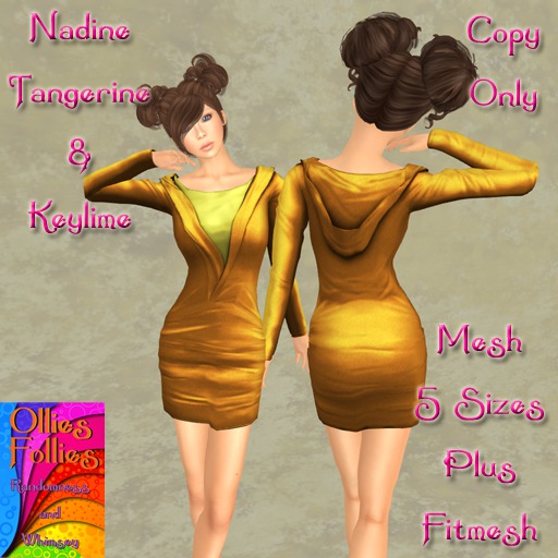 Nadine Aqua Tangerine ~OF~
