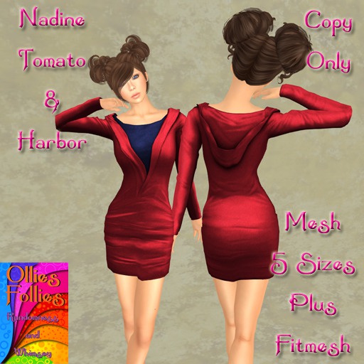 Nadine Aqua Tangerine ~OF~