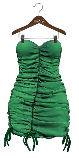 AlaFolie - BRIGITTE vert velour ( wear to unpack)