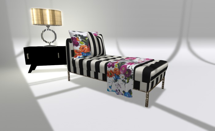 McKenzie Chintz Collection Chaise Lounge 