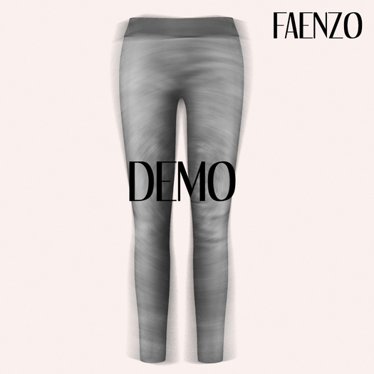 Faenzo Suede Leggings - Onyx Demo