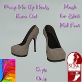 Pump Me Up Heels (Slink Mid) Aqua ~OF~