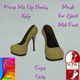 Pump Me Up Heels (Slink Mid) Aqua ~OF~