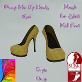 Pump Me Up Heels (Slink Mid) Aqua ~OF~