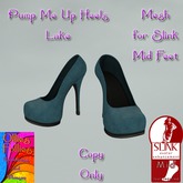 Pump Me Up Heels (Slink Mid) Lake ~OF~