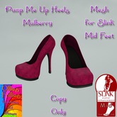 Pump Me Up Heels (Slink Mid) Aqua ~OF~