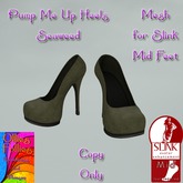 Pump Me Up Heels (Slink Mid) Aqua ~OF~