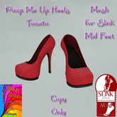 Pump Me Up Heels (Slink Mid) Aqua ~OF~