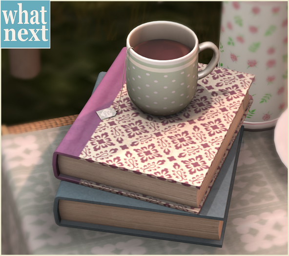 {what next} Lisbeth Books & Tea Decor (boxed)