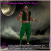 ~LP~ Alexandria Arabian Mens Outfit (Boxed) Green