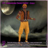 ~LP~ Alexandria Arabian Mens Outfit (Boxed) Gold