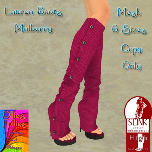 Lauren Boots Aqua ~OF~