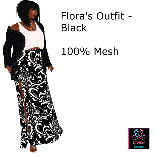Flora's Outfit - Black