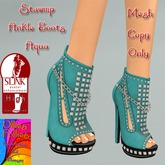 Stawmp Ankle Boot Aqua ~OF~