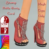 Stawmp Ankle Boot Coral ~OF~