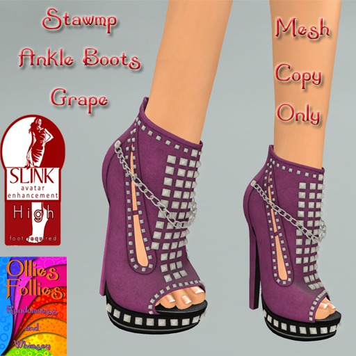 Stawmp Ankle Boot Aqua ~OF~