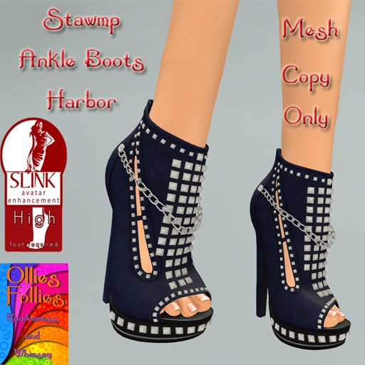 Stawmp Ankle Boot Aqua ~OF~